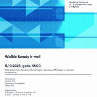 Plakat wydarzenia Wielkie Sonaty h-moll