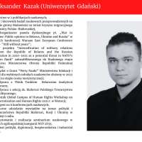 Aleksander Kazak / Uniwersytet Gdański