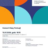 Plakat do wydarzenia zawierający skrócone dane ze strony internetowej