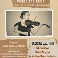 Plakat do wydarzenia zawierający skrócone dane ze strony internetowej