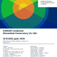 Plakat do wydarzenia zawierający skrócone dane ze strony internetowej