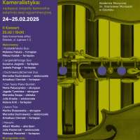 Plakat wydarzenia XXVI Festiwal „Młoda Gdańska Kameralistyka”