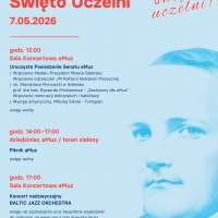 Plakat do wydarzenia zawierający skrócone dane ze strony internetowej