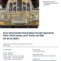 Plakat do wydarzenia zawierający skrócone dane ze strony internetowej