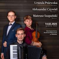 Plakat wydarzenia Koncert solistów i orkiestry symfonicznej Ogólnokształcącej Szkoły Muzycznej I i II stopnia im. Feliksa Nowowiejskiego w Gdańsku