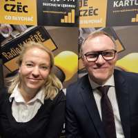 Zdjęcie przedstawiające Barbarę Marwińską-Hansson oraz Andrzej Kacprzaka