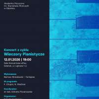 Plakat do wydarzenia zawierający skrócone dane ze strony internetowej