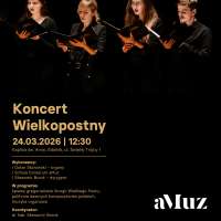 Plakat do wydarzenia zawierający skrócone dane ze strony internetowej