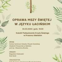 Plakat do wydarzenia zawierający skrócone dane ze strony internetowej