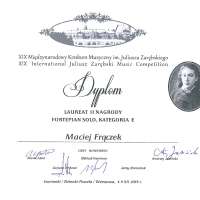 Obrazek z galerii nr 3 wydarzenia 'Studenci aMuz laureatami XIX Międzynarodowego Konkursu Muzycznego im. Juliusza Zarębskiego'