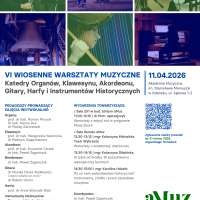 Plakat do wydarzenia zawierający skrócone dane ze strony internetowej