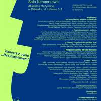 Plakat do wydarzenia zawierający skrócone dane ze strony internetowej