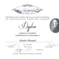 Obrazek z galerii nr 2 wydarzenia 'Studenci aMuz laureatami XIX Międzynarodowego Konkursu Muzycznego im. Juliusza Zarębskiego'