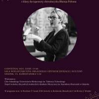 Plakat wydarzenia Koncert dyplomowy Andżeliki Duczek - dyrygentura chóralna (studia II st.)