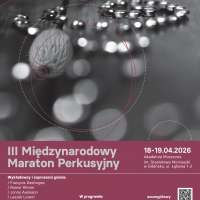 Plakat do wydarzenia zawierający skrócone dane ze strony internetowej