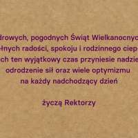 grafika z życzeniami Władz aMuz