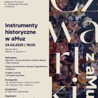 Plakat wydarzenia Koncert z cyklu „Czwartki z aMuz”: Instrumenty historyczne w aMuz
