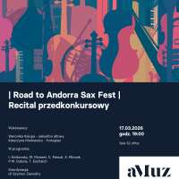 Plakat do wydarzenia zawierający skrócone dane ze strony internetowej