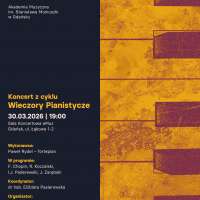 Plakat do wydarzenia zawierający skrócone dane ze strony internetowej