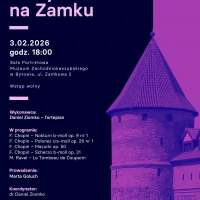 Plakat do wydarzenia zawierający skrócone dane ze strony internetowej