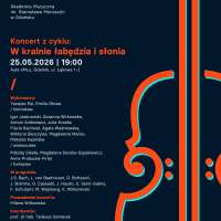 Plakat do wydrzenia zawierający skrócone dane ze strony www