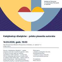 Plakat do wydarzenia zawierający skrócone dane ze strony internetowej