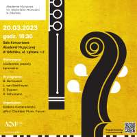 Plakat wydarzenia Kameralistyka czas start! Koncert studenckich zespołów kameralnych