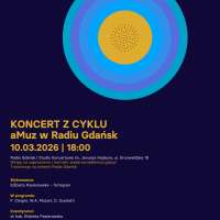 Plakat do wydarzenia zawierający skrócone dane ze strony internetowej