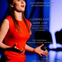 Plakat wydarzenia Recital dyplomowy Natalii Grody - śpiew solowy (studia I st.)