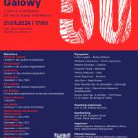 Plakat do wydarzenia zawierający skrócone dane ze strony internetowej