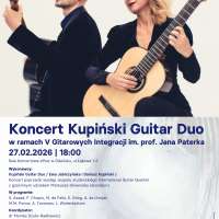 Plakat do wydarzenia zawierający skrócone dane ze strony internetowej