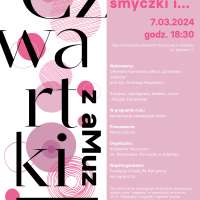 Plakat wydarzenia Koncert charytatywny w ramach cyklu „Czwartki z aMuz”: Impresje na smyczki i… | Jazzowe premiery kompozytorskie | CEGIEŁKA min. 20 PLN