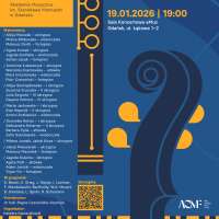 Plakat do wydarzenia zawierający skrócone dane ze strony internetowej