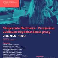 Plakat wydarzenia Małgorzata Skotnicka i Przyjaciele: Jubileusz 30-lecia pracy