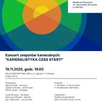 Plakat do wydarzenia zawierający skrócone dane ze strony www