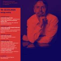 Plakat wydarzenia Prof. Michael Edward Edgerton (Malmö/Szwecja) - wykłady, warsztaty, konsultacje