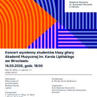 Plakat do wydarzenia zawierający skrócone dane ze strony internetowej