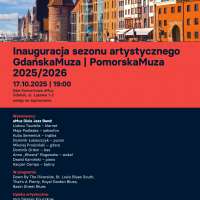 Plakat do wydarzenia zawierający skrócone dane o miejscu, wykonawcach i programie koncertu