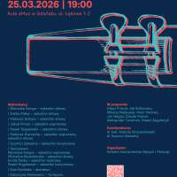 Plakat do wydarzenia zawierający skrócone dane ze strony internetowej