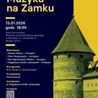 Plakat do wydarzenia zawierający skrócone dane ze strony internetowej