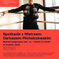 Plakat zawierający skrócone informacje zawarte na stronie wydarzenia