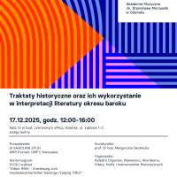 Plakat wydarzenia Traktaty historyczne oraz ich wykorzystanie w interpretacji literatury okresu baroku