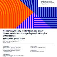 Plakat do wydarzenia zawierający skrócone dane ze strony internetowej