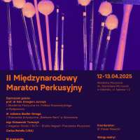 Plakat wydarzenia II Międzynarodowy Maraton Perkusyjny
