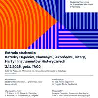 Plakat do wydarzenia zawierający skrócone dane ze strony internetowej