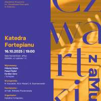 Plakat wydarzenia Koncert z cyklu \