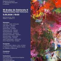 Plakat do wydarzenia zawierający skrócone dane ze strony internetowej