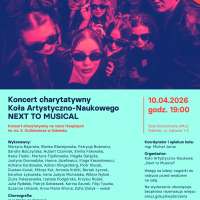 Plakat do wydarzenia zawierający skrócone dane ze strony internetowej