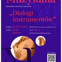 Plakat do wydarzenia zawierający skrócone dane ze strony internetowej