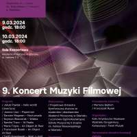 Plakat wydarzenia 9. Koncert Muzyki Filmowej